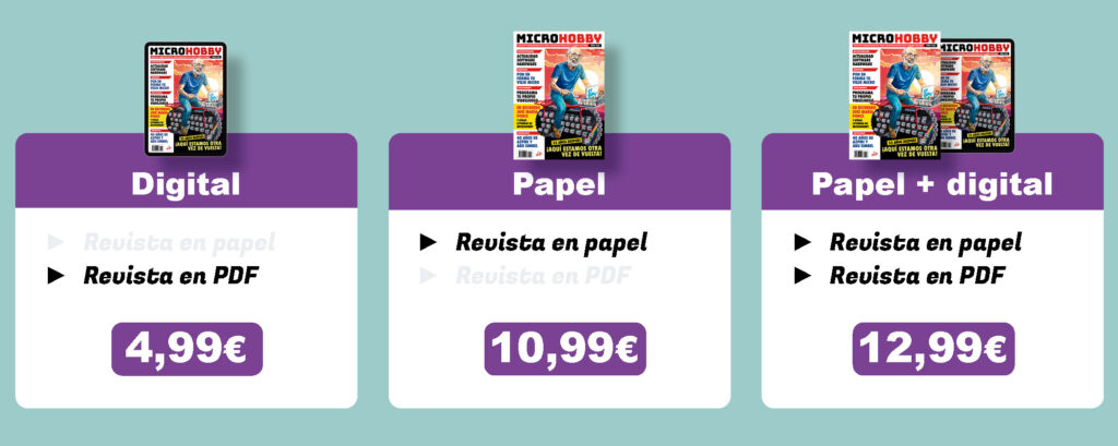 Precios y versiones de Microhobby.