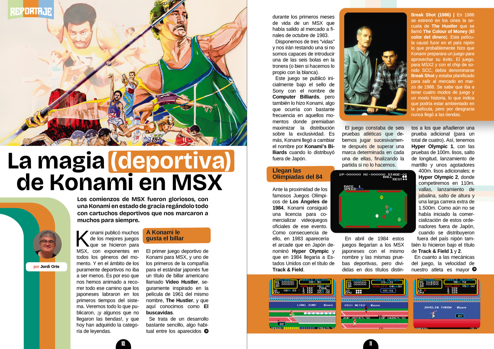 Konami, MSX y sus juegos deportivos.