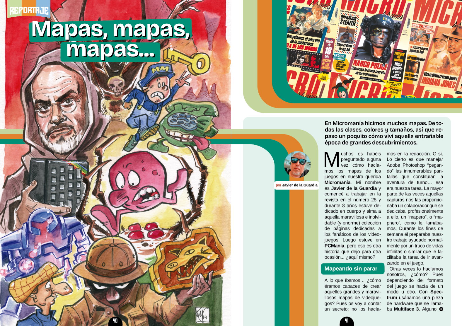 Mapas, mapas y más mapas en Micromanía.