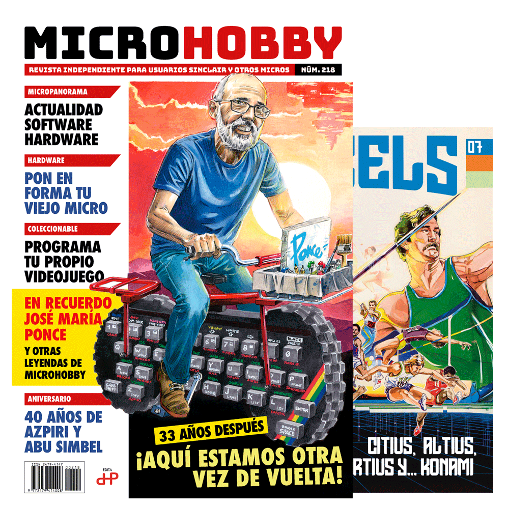 Microhobby y Pixels suscripción.