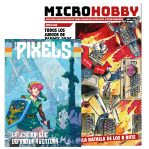 Microhobby nº220 y Pixels nº9 Carrito.