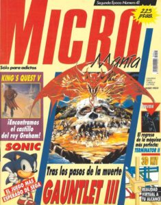 Portada Micromanía nº41 (2ª época)
